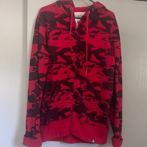 Red Aeropostale zip hooode